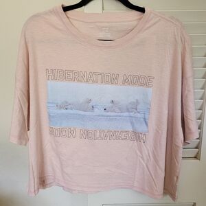 Aerie Cropped Graphic Tee